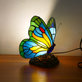 Sculpted Blue Butterfly Lamp